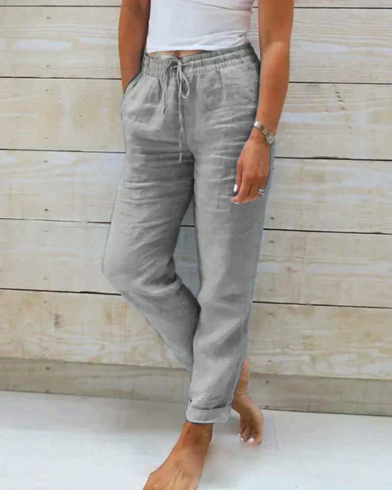 Van Dal | Dames Relaxed Linnenmix Broek