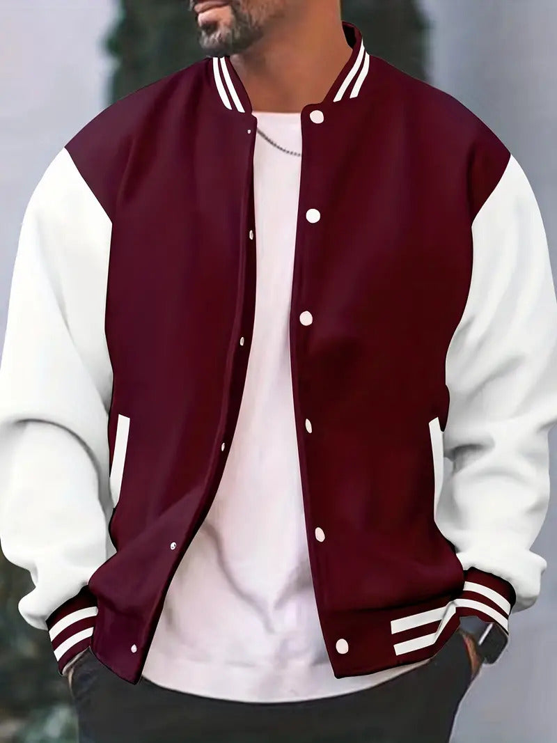 Van Dal | Heren Varsity Contrast Mouw Jast