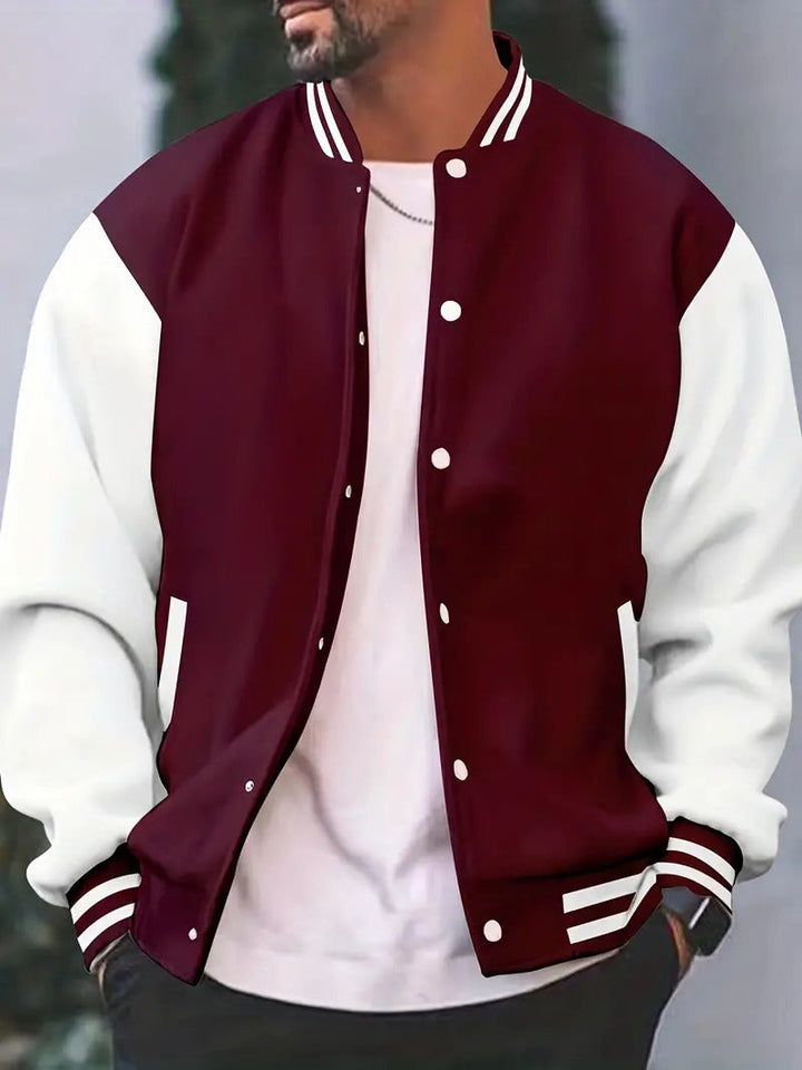 Van Dal | Heren Varsity Contrast Mouw Jast