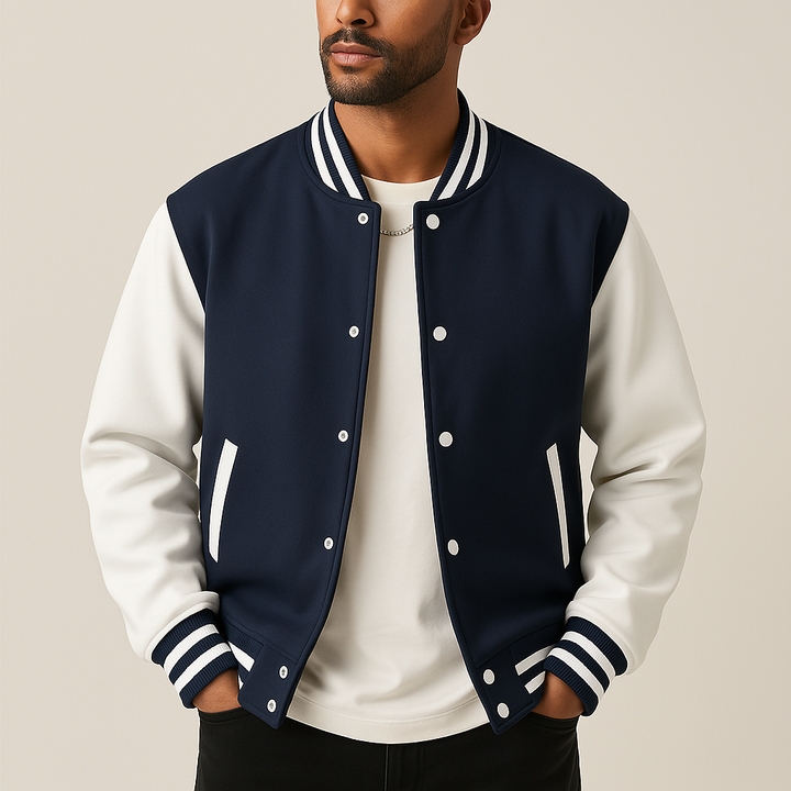 Van Dal | Heren Varsity Contrast Mouw Jast