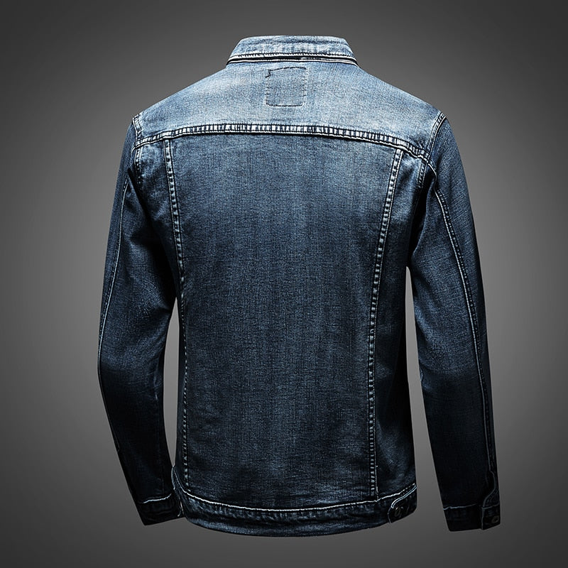 Van Dal | Heren Denim Jast met Omklapbare Kraag