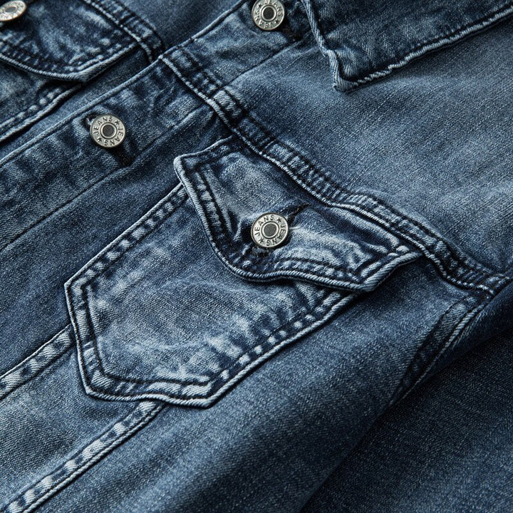 Van Dal | Heren Denim Jast met Omklapbare Kraag