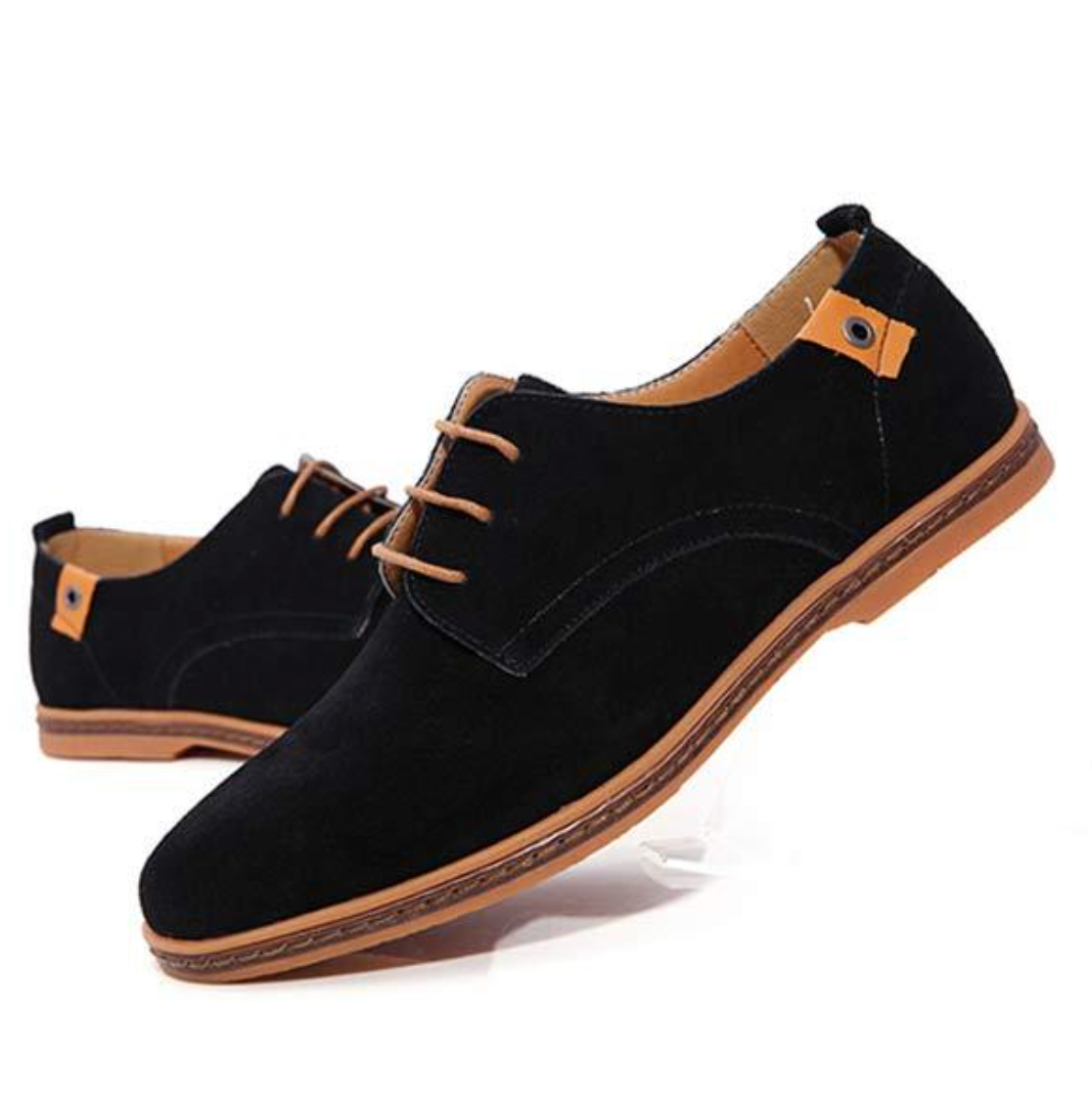 Heren Vegan Suede Oxford Veterschoenen