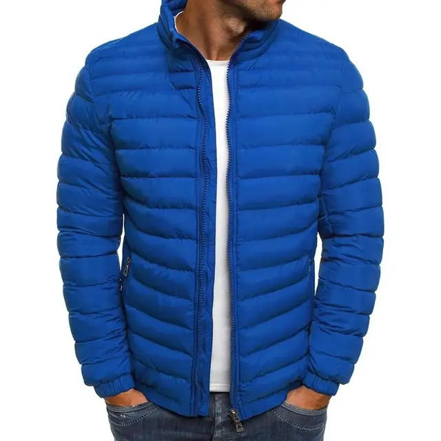 Gequiltte Stand-Up Kraag Puffer Jast