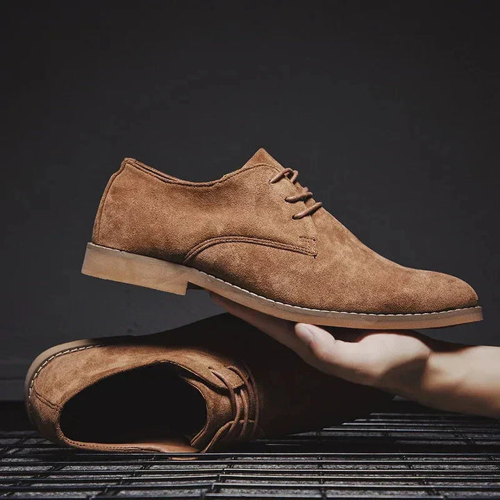 Verfijnde Suède Comfortabele Derby Schoenen