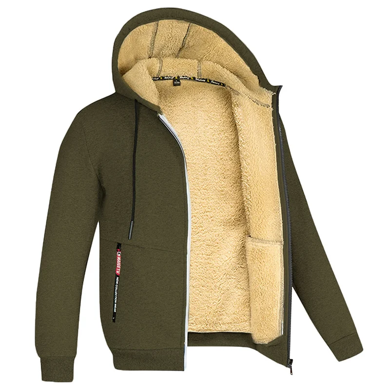 Heren Cozy Sherpa Voering Fleece Hoodie