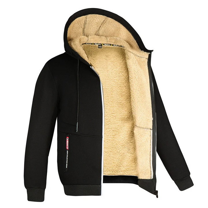 Heren Cozy Sherpa Voering Fleece Hoodie