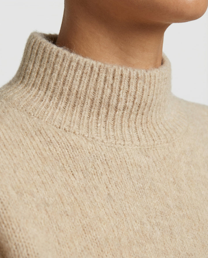 Van Dal | Dames Mock Neck Gebreide Pullover Trui