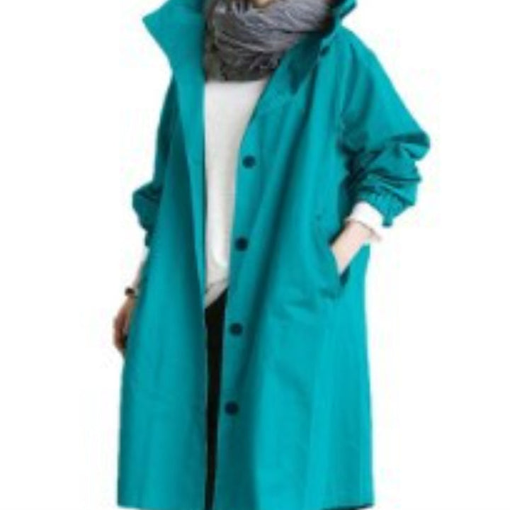Van Dam | Dames Hooded Regenjas voor Windbescherming