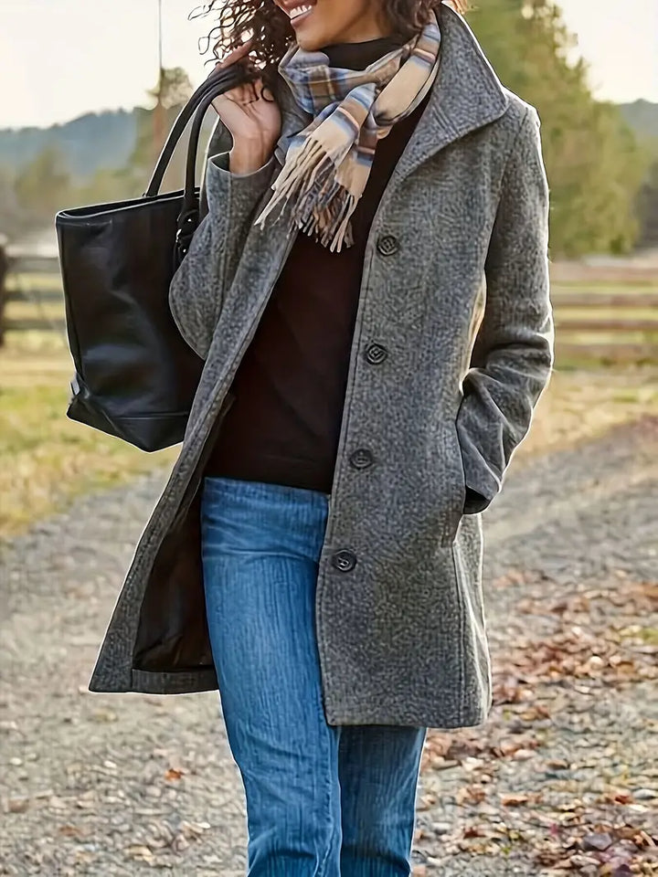 Van Dal | Dames Button-Front Lape kraag Bovenkleding