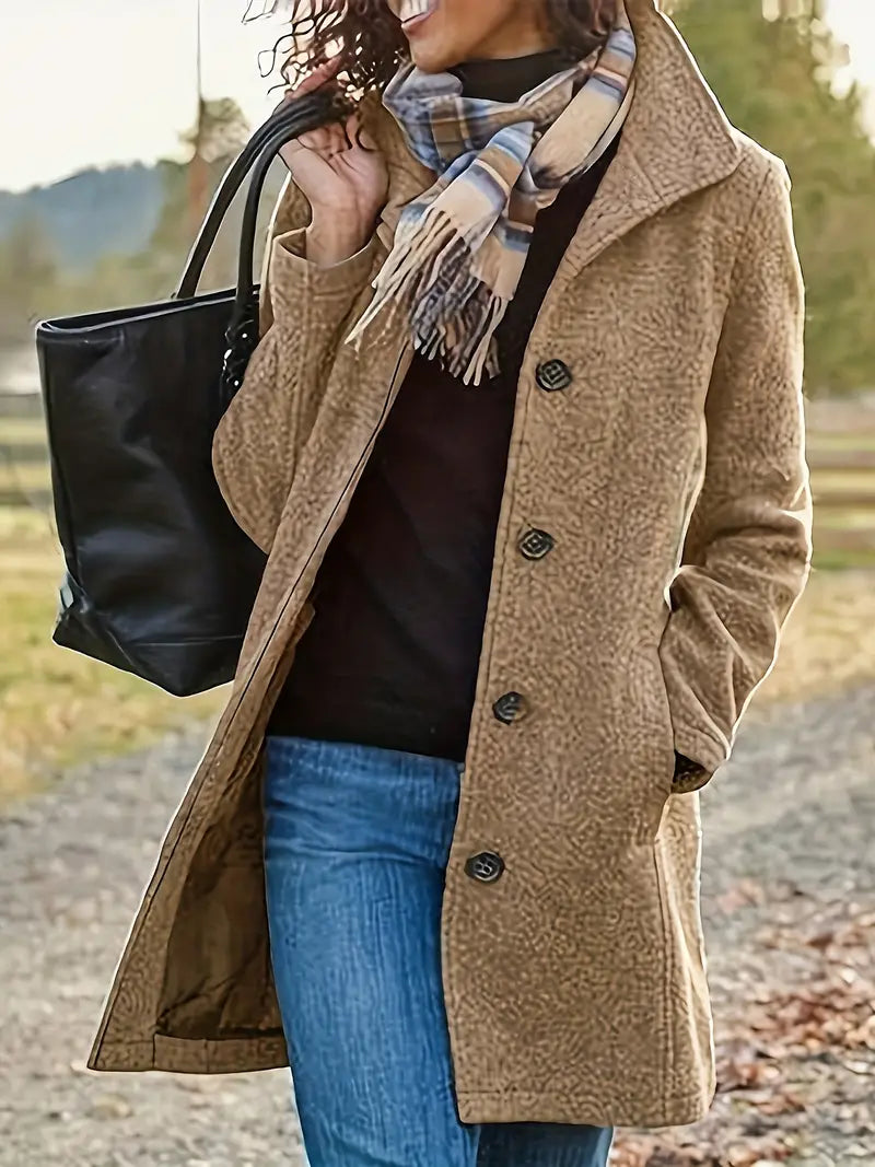 Van Dal | Dames Button-Front Lape kraag Bovenkleding