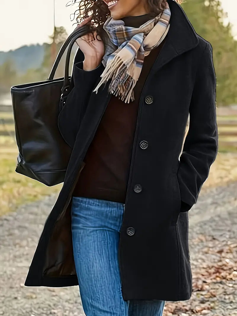 Van Dal | Dames Button-Front Lape kraag Bovenkleding