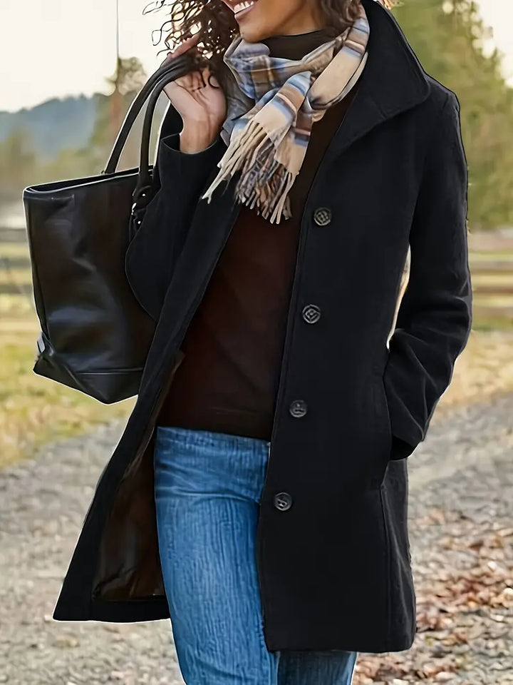 Van Dal | Dames Button-Front Lape kraag Bovenkleding