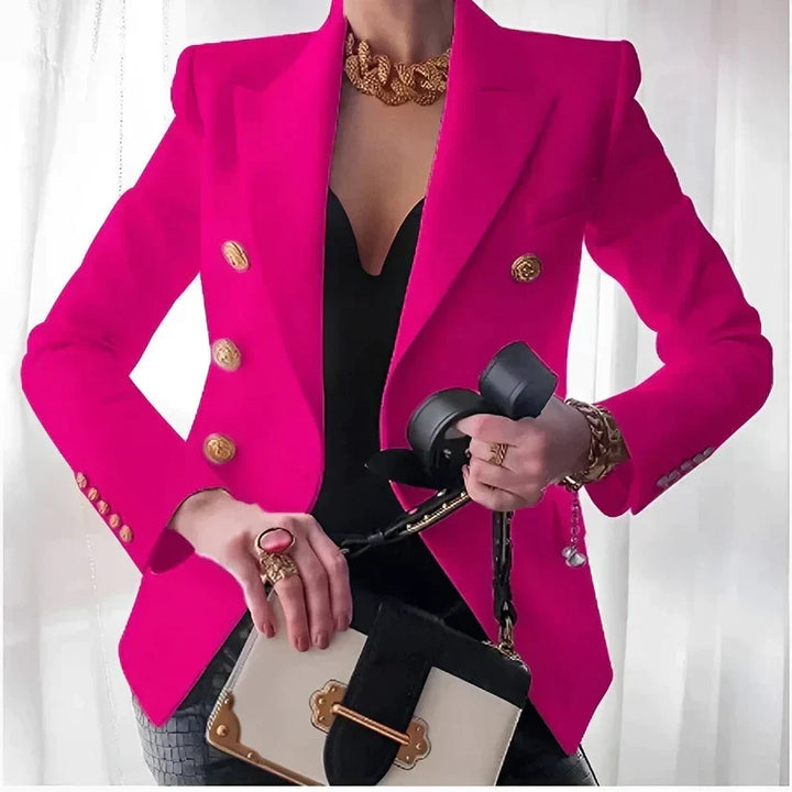 Van Dal | Dames Dubbelzijdige Blazer met Gouden Knopen