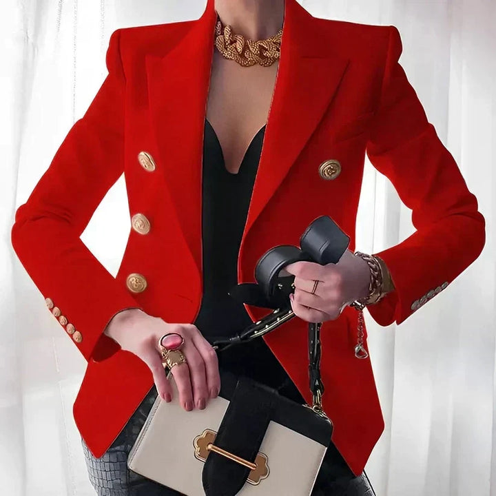 Van Dal | Dames Dubbelzijdige Blazer met Gouden Knopen