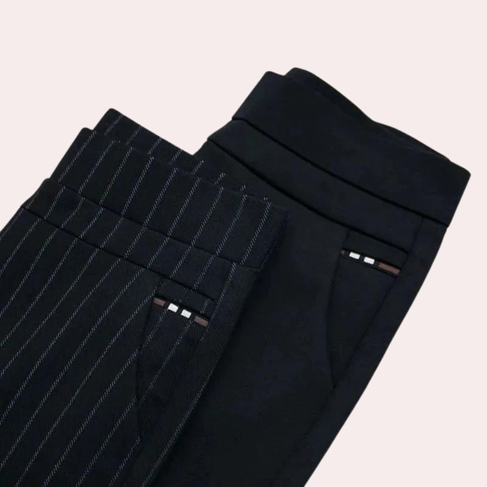 Van Dal | Dames Hoge Taille Stretch Pinstripe Broek