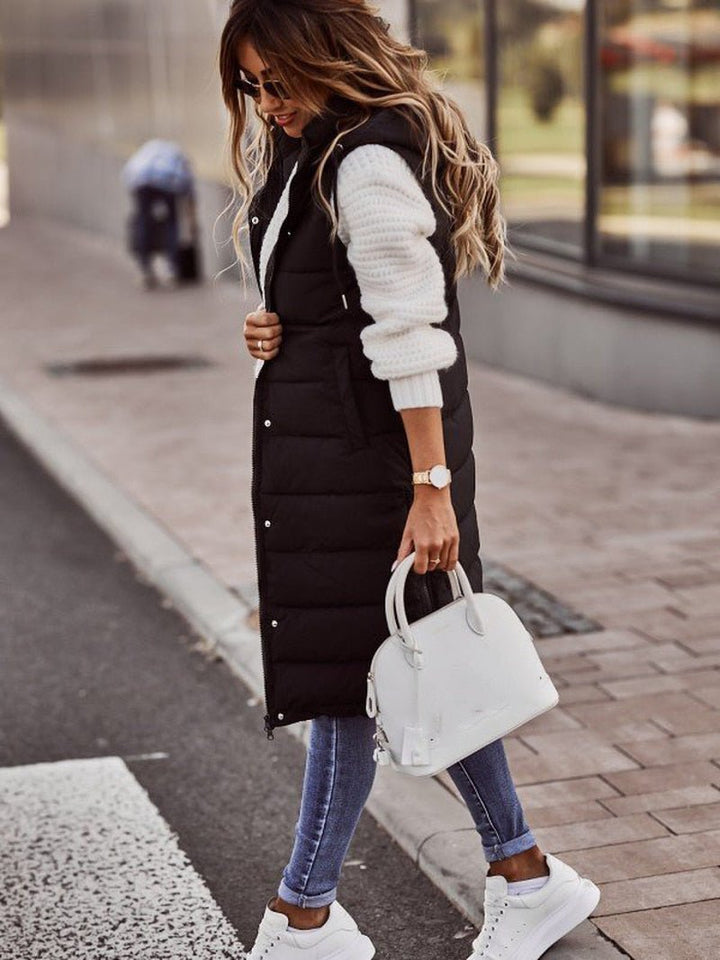 Van Dal | Lange Gequiltde Puffer Vest