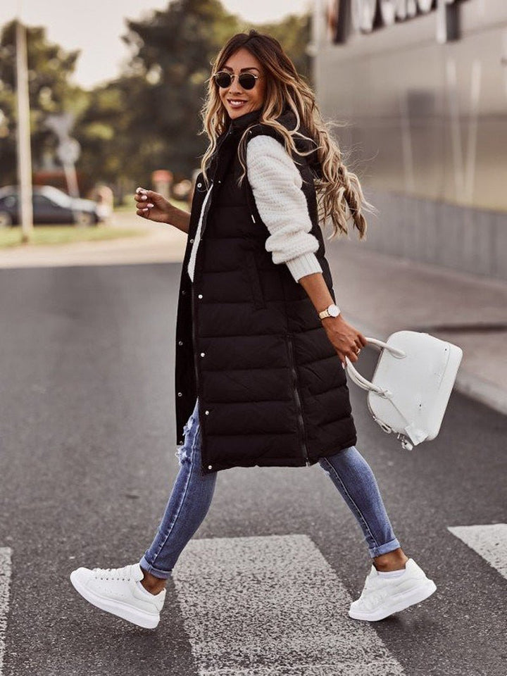 Van Dal | Lange Gequiltde Puffer Vest