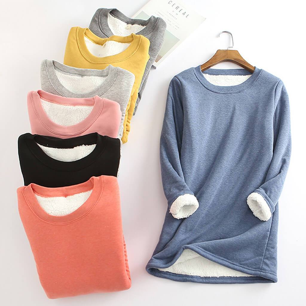 Gezellige Fleece-Lined Sweatshirts voor Vrouwen